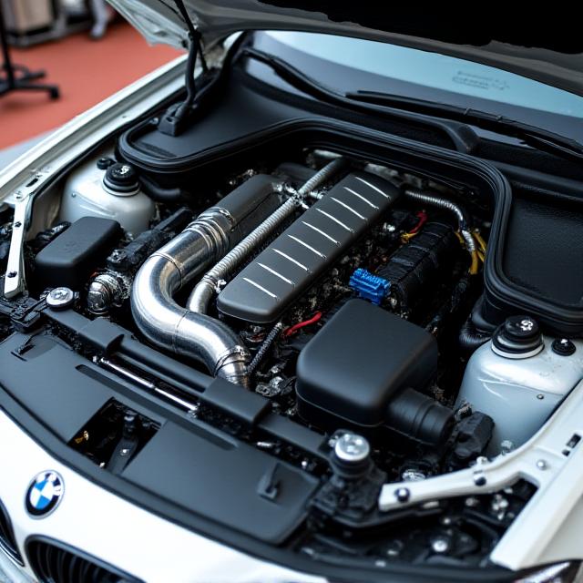 BMW M4 Motor Optimizado con piezas de alto rendimiento instaladas
