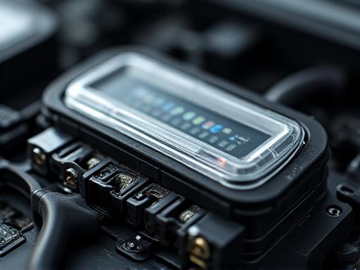 Centralita ECU de coche con conexiones